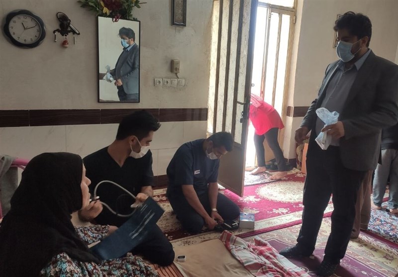 حضور یک گروه درمانی در روستای گرمز بهبهان