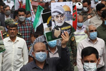 امام جمعه باغملک : «قدس» نماد مقاومت ملتی مظلوم در برابر رژیم دژخیم و صهیونیست است