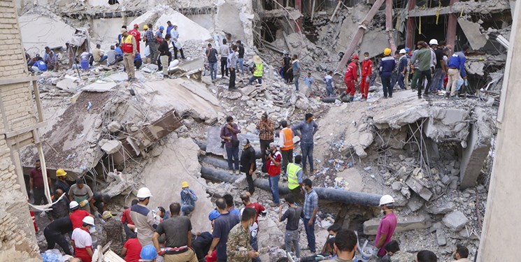 آمار قطعی تلفات ریزش ساختمان متروپل