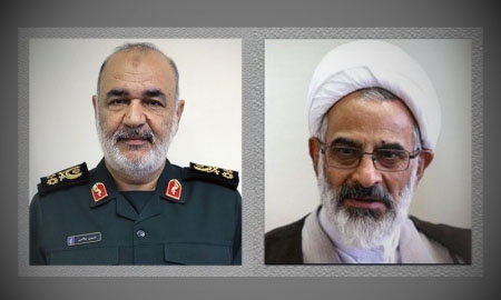 پیام مشترک سرلشکر سلامی و نماینده، ولی فقیه در سپاه؛ تعالی معنوی پاسداران مهم‌ترین عامل قدرت نرم سپاه است