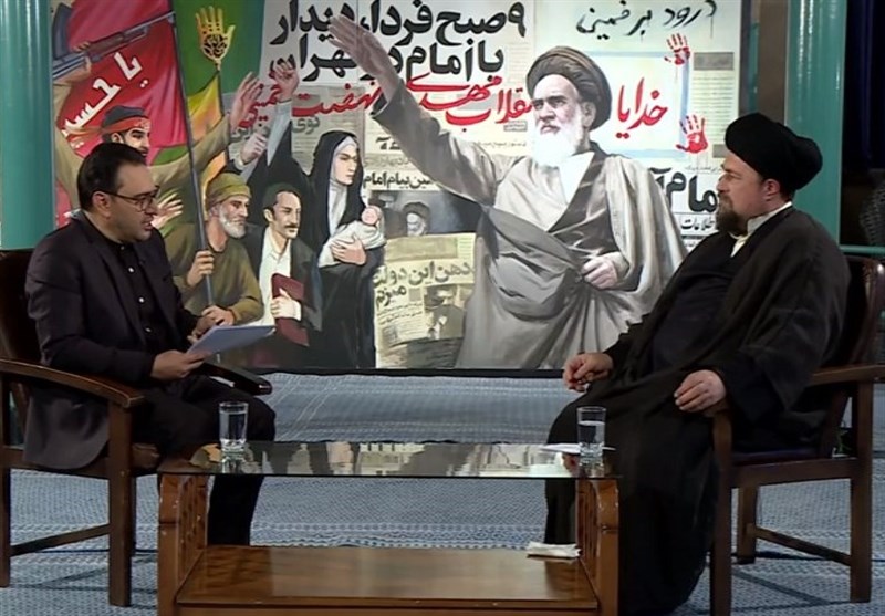 برنامه زنده تلویزیونی «صف اول» با حضور سیدحسن خمینی یادگار امام(ره) برگزار شد