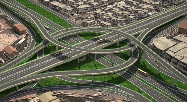 بخشی از تقاطع غیرهمسطح شهید کجباف اهواز به بهره‌برداری رسید