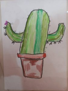 هنر نقاشی کودکانه هنرستان سما مجموعه ماه و ماهی