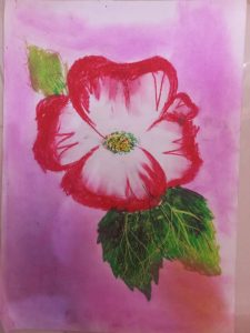 هنر نقاشی کودکانه هنرستان سما مجموعه ماه و ماهی