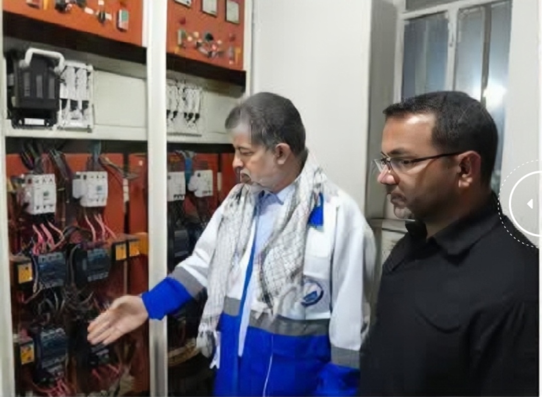 بازدیدهای شبانه روزی قائم مقام شرکت آب و فاضلاب اهواز از ایستگاه های انتقال فاضلاب