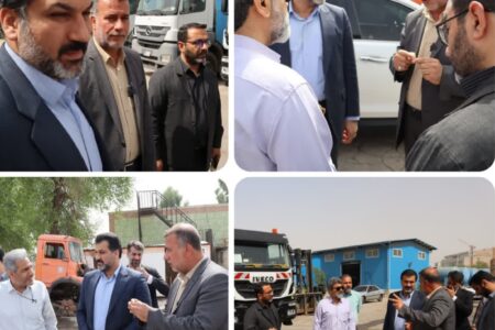 بازدید از تأسیسات و تصفیه‌خانه‌های آب شرکت آب و فاضلاب اهواز