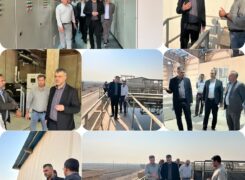 بازدید مدیرعامل شرکت آب و فاضلاب اهواز از تصفیه‌خانه فاضلاب شرق