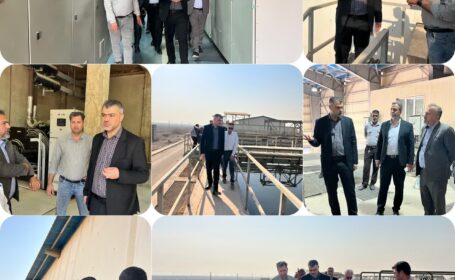 بازدید مدیرعامل شرکت آب و فاضلاب اهواز از تصفیهخانه فاضلاب شرق بازدید مدیرعامل شرکت آب و فاضلاب اهواز از تصفیهخانه فاضلاب شرق